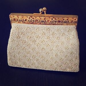 Fancy 1960s Style Pearl Clutch